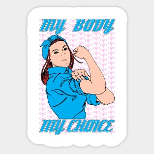 My Body My Choice Sticker